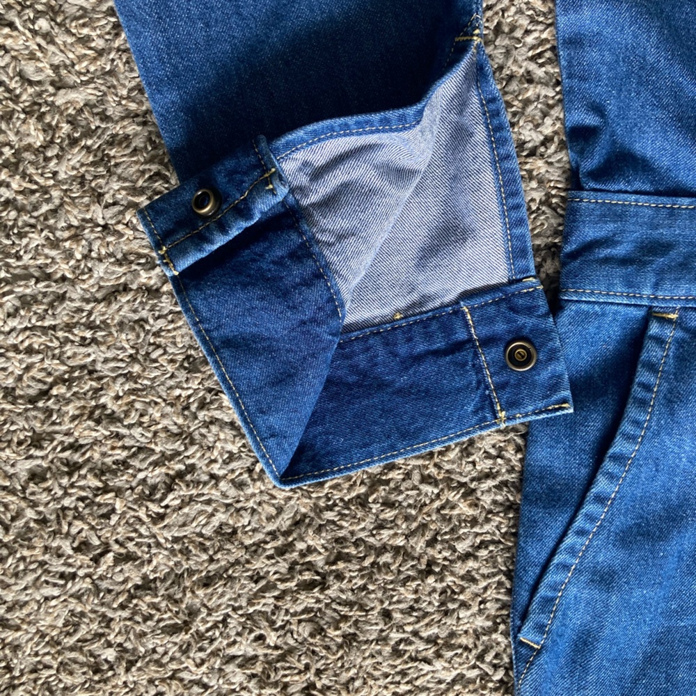 Lee Union-Alls Denim Jumpsuit Women’s M - Picture 9 of 11